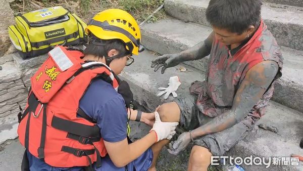 ▲▼ 奔赴花蓮堰塞湖災區　嘉基急診醫師黃漢群與特搜隊並肩生死救援  。（圖／嘉義基督教醫院提供）