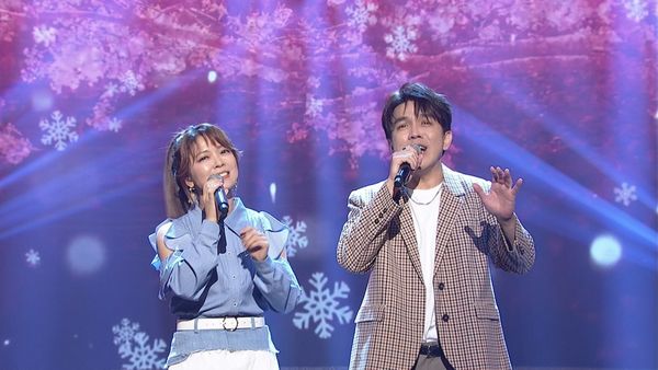 ▲翁鈺鈞(左)、許志豪 CP互動恩愛甜蜜。（圖／中視提供）