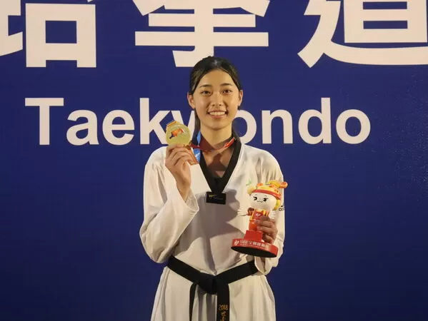 ▲羅嘉翎全運會跆拳道首度挑戰67公斤級強勢奪金。（圖／全運會提供）