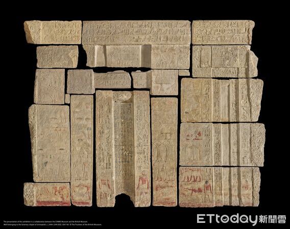 ▲奇美博物館宣布將與大英博物館合作推出《埃及之王：法老》特展，280件文物橫跨三千年歷史。（記者林東良翻攝，下同）