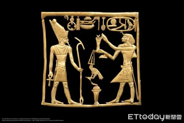 ▲奇美博物館宣布將與大英博物館合作推出《埃及之王：法老》特展，280件文物橫跨三千年歷史。（記者林東良翻攝，下同）
