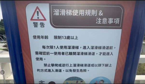 ▲彰化八卦山溜滑梯暗藏危機。（圖／民眾提供）