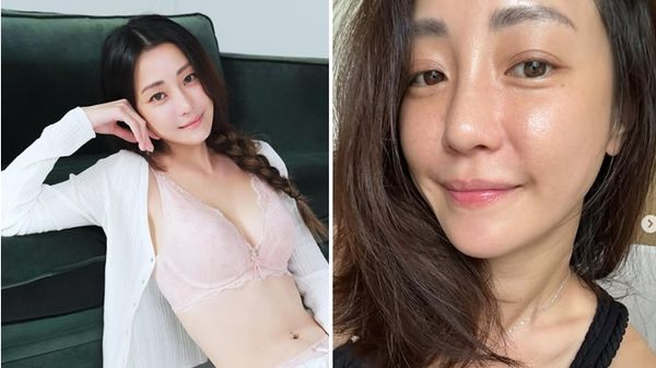 謝欣穎分手後「破尺度脫了」！胸前鈕扣全開bra被看光  上圍包不住