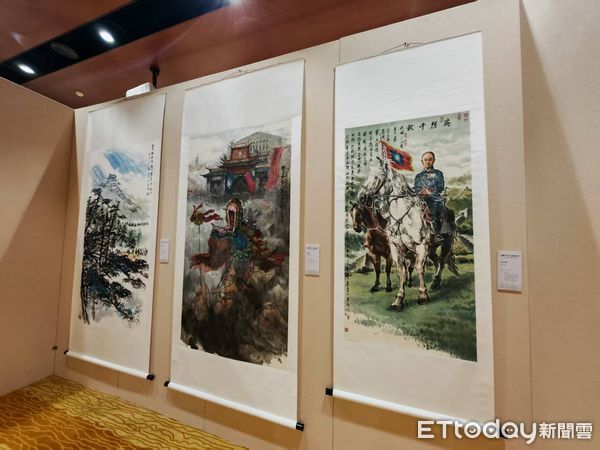 ▲▼ 兩岸書畫展            。（圖／記者任以芳攝）