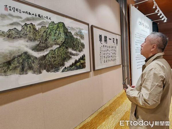 ▲▼ 兩岸書畫展            。（圖／記者任以芳攝）