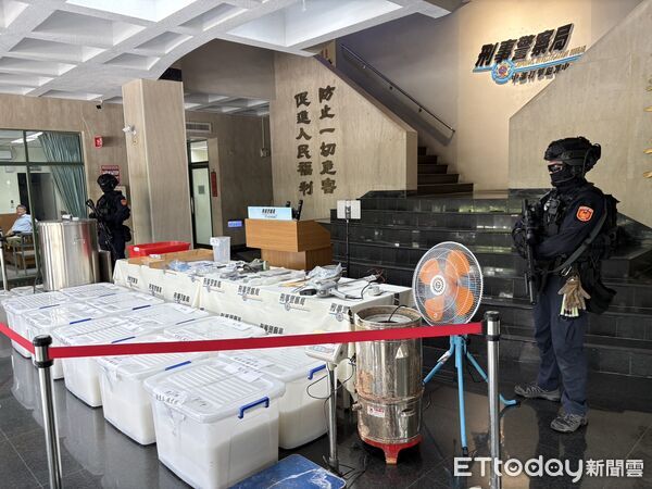 ▲▼K他命工廠破獲。（圖／記者許權毅翻攝）