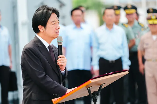 ▲▼總統賴清德勗勉海軍62.1水面作戰支隊聯合截擊作戰計畫演練。（圖／總統府提供）