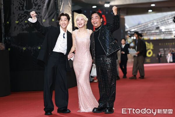 ▲▼2025金鐘獎節目紅毯-陳漢典，LULU，吳宗憲。（圖／攝影中心攝）