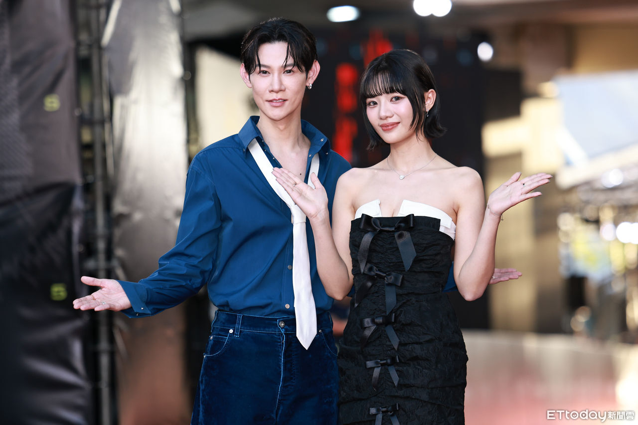 ▲▼2025金鐘獎節目紅毯-夏和熙、木木（林葦妮）。（圖／攝影中心攝）