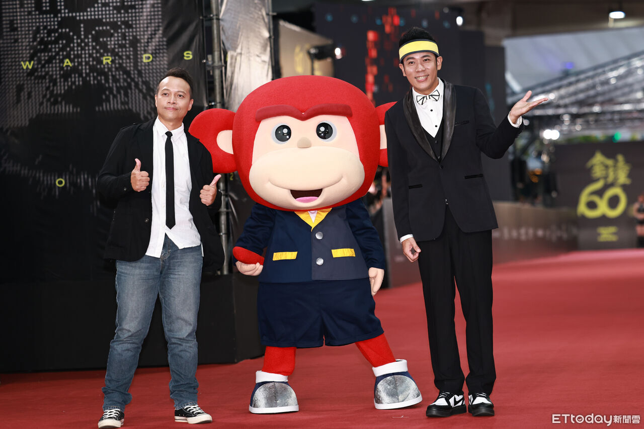 ▲▼2025金鐘獎節目紅毯-香蕉哥哥【林掄元】、阿猴【林昶甫】。（圖／攝影中心攝）