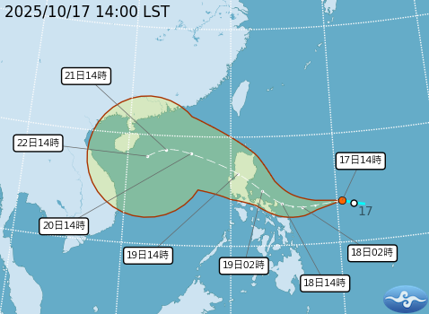 ▲▼天氣趨勢。（圖／氣象署提供）