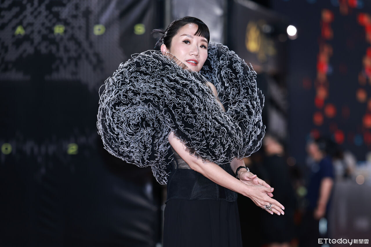 ▲▼2025金鐘獎節目紅毯-陶晶瑩。（圖／攝影中心攝）