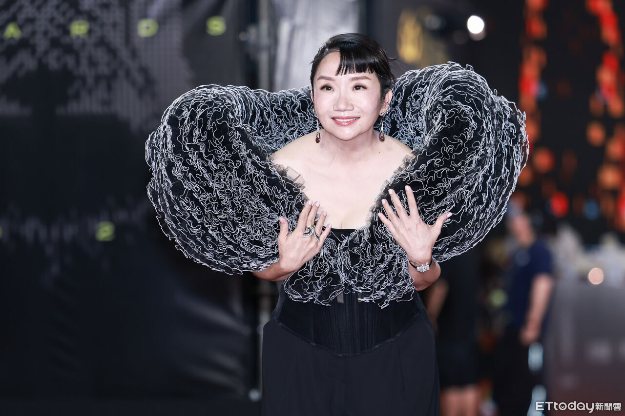 ▲▼2025金鐘獎節目紅毯-陶晶瑩。（圖／攝影中心攝）