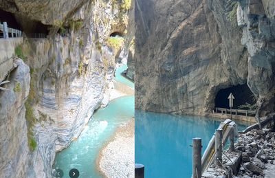 太魯閣立霧溪堰塞湖「今昔照片」曝光！　驚人差別全傻眼