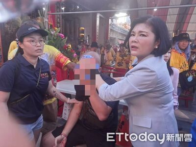 土庫順天宮遶境意外！23歲男炸傷「鮮血狂流」　張麗善緊急止血