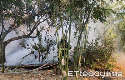 驚悚意外！77歲老農整地燒雜草　跌落火堆全身90％燒傷亡