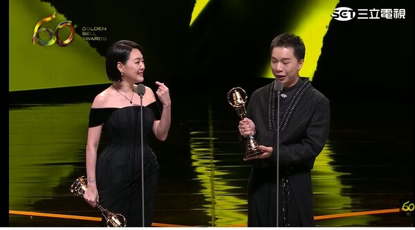 ▲金鐘獎綜藝節目主持人獎，小S【徐熙娣】、派翠克【柳柏丞】／小姐不熙娣。（圖／翻攝自YouTube／金鐘獎 Golden Bell Awards）