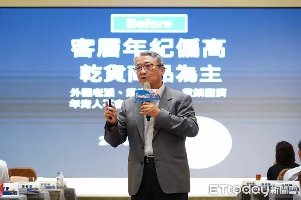 ▲勞動部雲嘉南分署舉辦企業訓練成果展，邀請全聯前副董謝健南分享品牌轉型經驗，現場座無虛席。（記者林東良翻攝，下同）