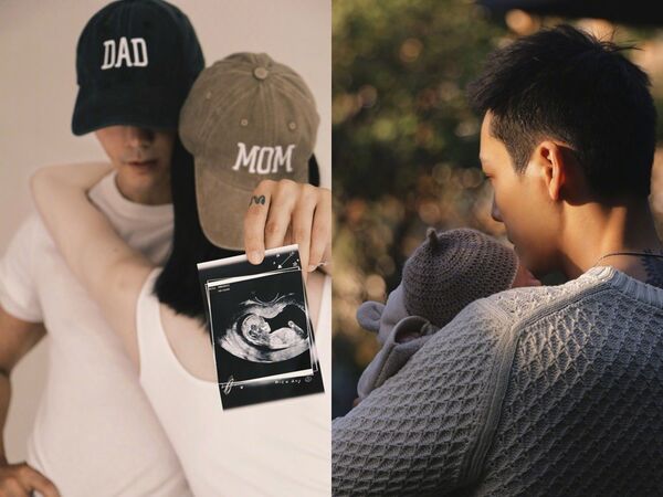 ▲▼陳偉霆曬超音波照官宣得子！　情定大陸超模何穗。（圖／翻攝自微博）