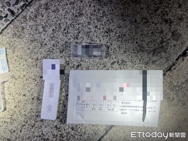 ▲林女當警員面前違規，遭攔查搜出喪屍煙彈。（圖／記者陸運陞翻攝）