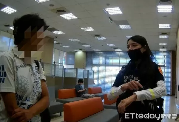 ▲上班族李姓女子貸款150萬元匯給男友及其友人，疑似遭詐騙，警方獲報前往勸阻。（圖／桃園警分局提供）