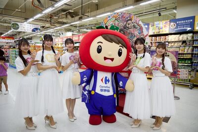 家樂福引進超過14種青森蘋果!首度推出吉祥物「蘋果醬」亮相