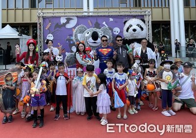 台南永康萬聖節封街登場! 超人力霸王、重機車隊嗨翻康橋商圈