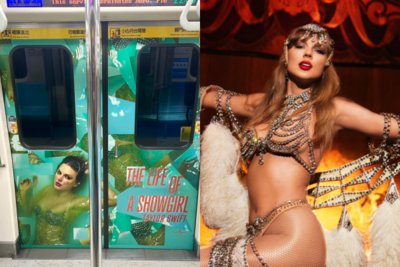 北捷「泰勒絲車廂」上路！　《星夢人生》12首歌霸佔告示牌前12名寫紀錄