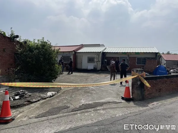 ▲嘉義縣六腳鄉更寮村一處三合院，今日發生嬰屍棄置事件 。（圖／記者翁伊森翻攝）