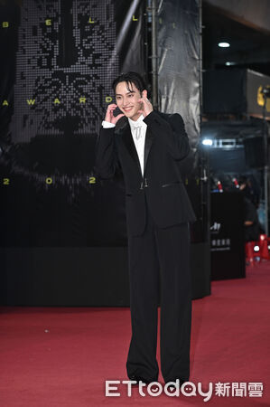 ▲第60屆戲劇類金鐘獎星光大道，《X!又是星期一》范少勳。（圖／記者李毓康攝）