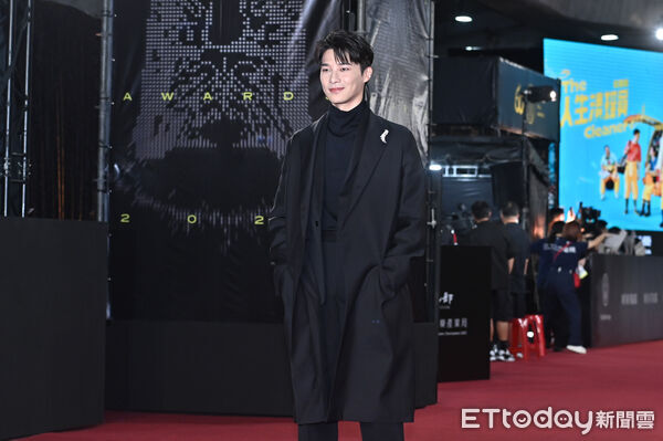 ▲第60屆戲劇類金鐘獎星光大道，《血.拾人生》宋偉恩。（圖／記者李毓康攝）