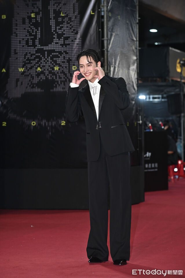 ▲第60屆戲劇類金鐘獎星光大道，《X!又是星期一》范少勳。（圖／記者李毓康攝）