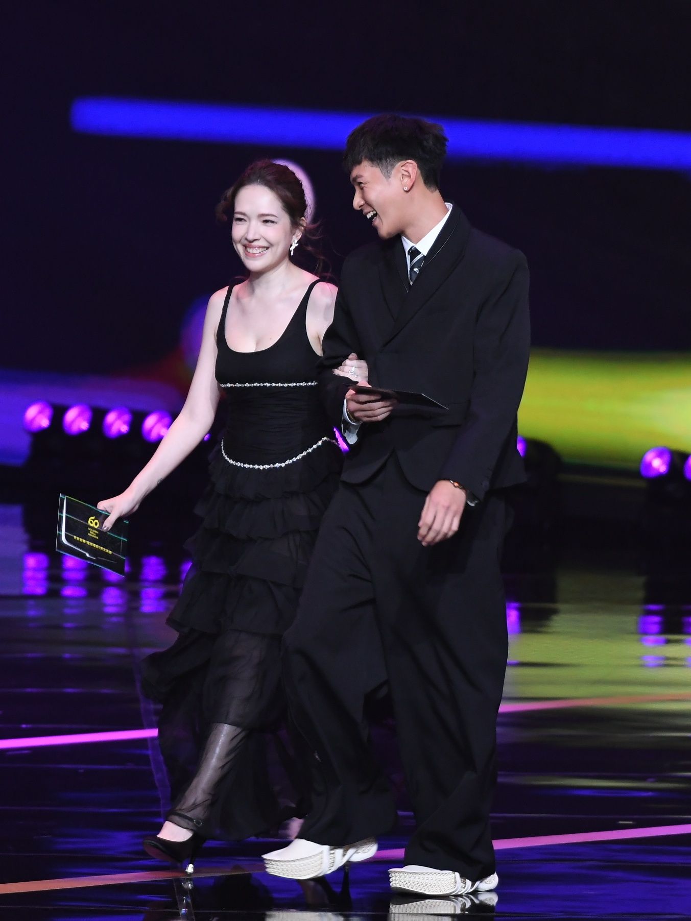 ▲許瑋甯 柯震東 金鐘。（圖／三立提供）