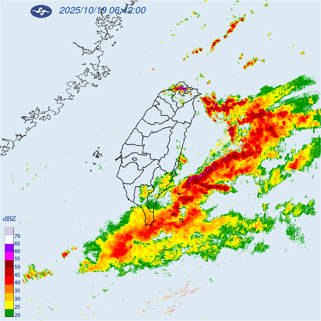 ▲▼大雷雨即時訊息。（圖／中央氣象署）