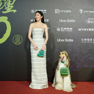 Uber Eats 連紅毯驚喜也點得到!楊謹華分身「楊謹汪」金鐘送禮 網笑翻:紅毯最強 CP