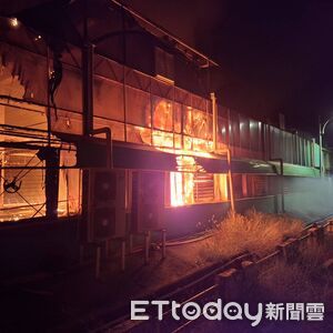 快訊／台南「蘭花培育廠」凌晨燒毀　花材成餘燼