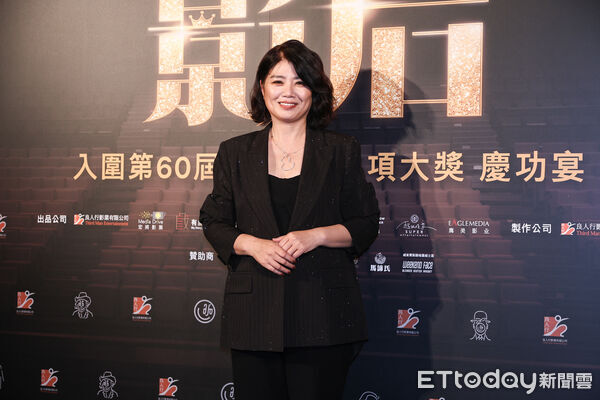 ▲嚴藝文出席《影后》慶功宴。（圖／記者林敬旻攝）