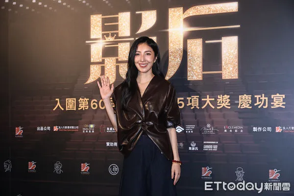 ▲楊謹華出席《影后》慶功宴。（圖／記者林敬旻攝）
