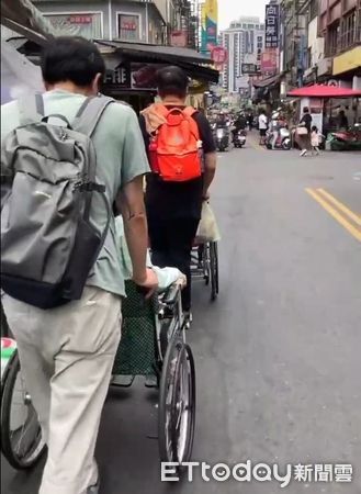 ▲癌末男子在門諾醫院護理師照顧下，與摯愛女友開心出發旅遊。（圖／記者王兆麟翻攝，下同）