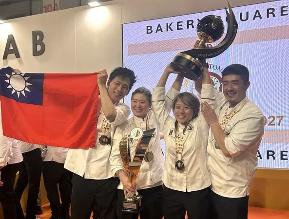 ▲台灣隊奪得世界盃潘娜多妮大賽總冠軍。（圖／取自Taiwan in Milan 駐米蘭辦事處臉書）
