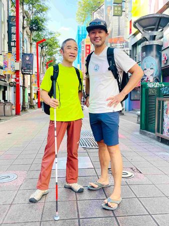 ▲《攀岳人生》小林幸一郎來台宣傳。（圖／海鵬影業提供）