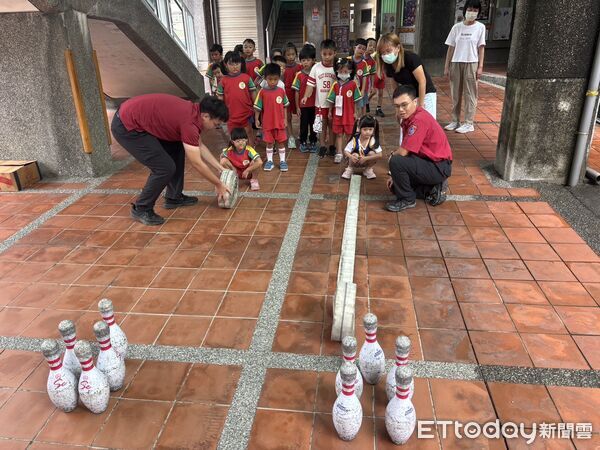 ▲成功國小化身消防基地 學童闖關體驗學防災。（圖／記者郭世賢翻攝）