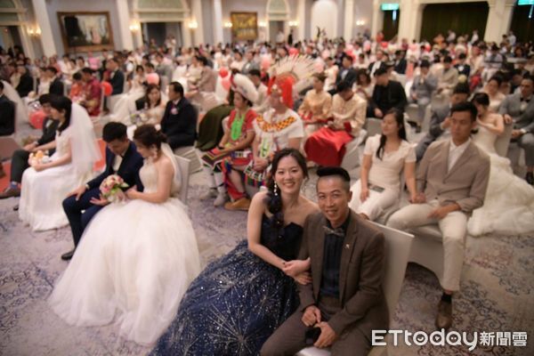 ▲▼花蓮縣今年秋季集團結婚於遠雄悅來大飯店隆重登場。（圖／花蓮縣政府提供，下同）