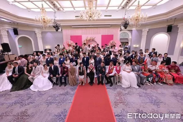 ▲▼花蓮縣今年秋季集團結婚於遠雄悅來大飯店隆重登場。（圖／花蓮縣政府提供，下同）