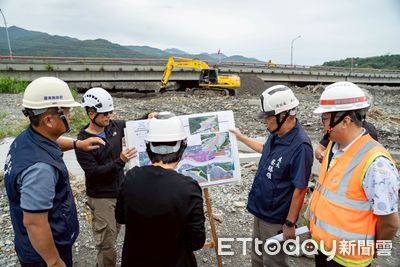 饒慶鈴視察風災後河川緊急疏濬　確保民眾生命財產安全
