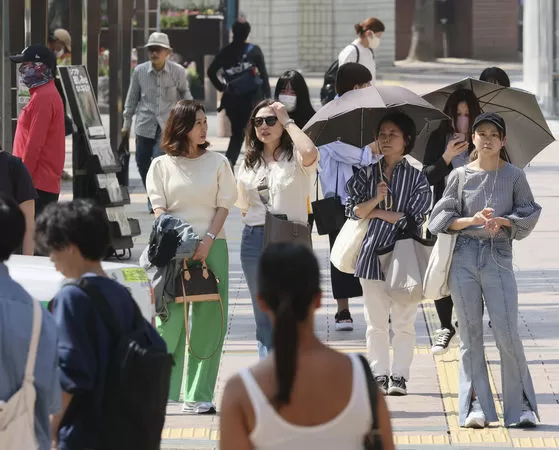 ▲▼日本九州福岡縣福岡市街景。高溫,酷暑,熱浪（圖／達志影像／美聯社）
