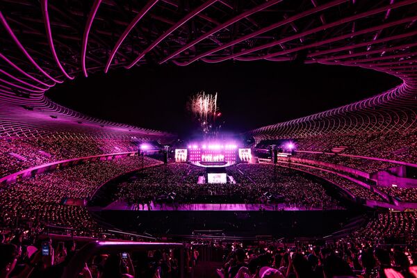 ▲▼BLACKPINK降臨高雄世運。（圖／翻攝自Facebook／Live Nation Taiwan 理想國）