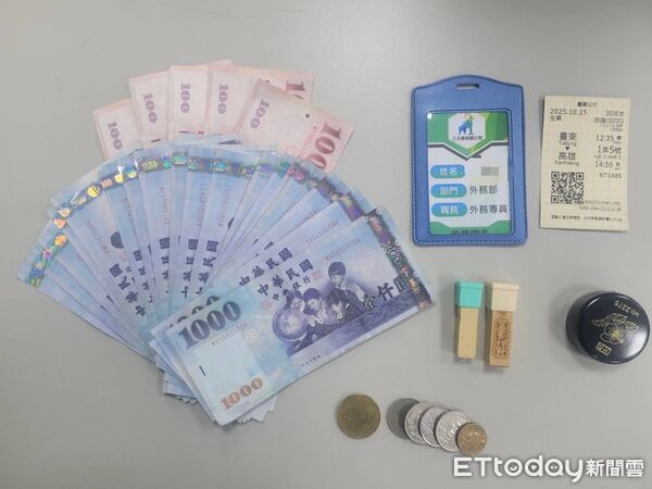 ▲屏東警分局利用裁判槍示警，逮獲黃姓男車手。（圖／記者陳崑福翻攝）