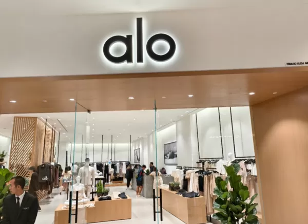 ▲Alo尚未在中國開設門市。（圖／翻攝自微博）