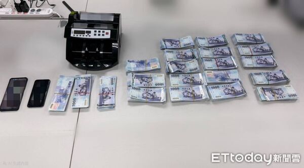 ▲南港警方查獲假賣幣真搶錢的搶匪湯男，幫被害人找為192萬現金。（圖／記者張君豪翻攝）